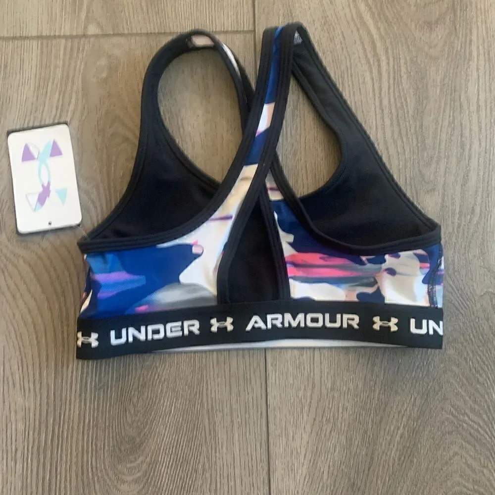 Under Armour girls G cross back sport bra
